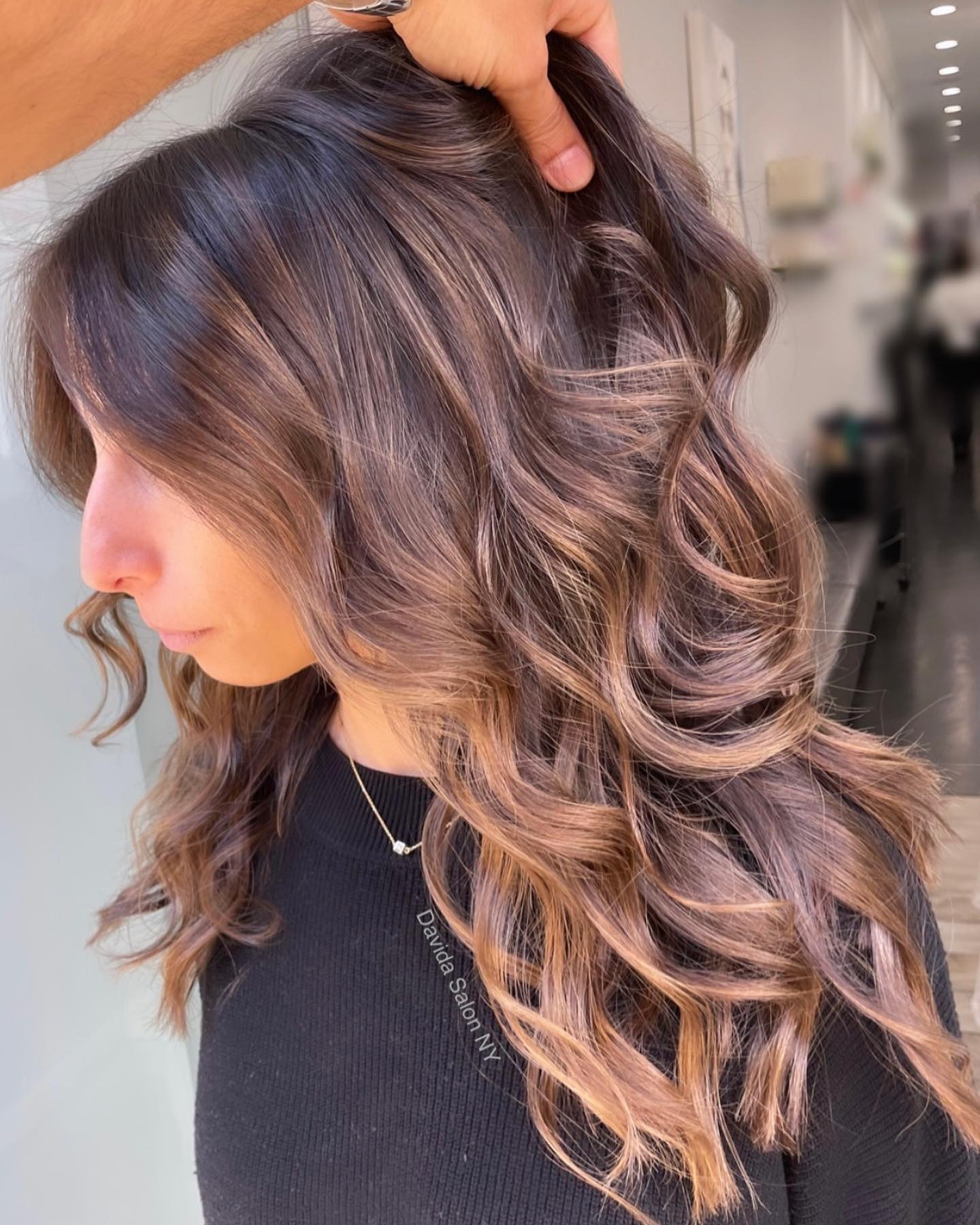 Russel look at Davida Salon NYC (1)